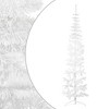 Artificial Half Christmas Tree White PVC 82.7 in Tall - 3 of 4
