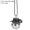 Unique Bargains Shiny Surface Mirror Ornament Car Party Accessory Disco Balls - 3 of 4