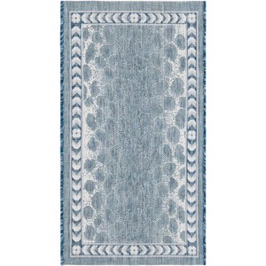 Courtyard CY8100 UV & Stain Resistant Non-Shedding Power Loomed Indoor/Outdoor Rugs - Safavieh - 1 of 4