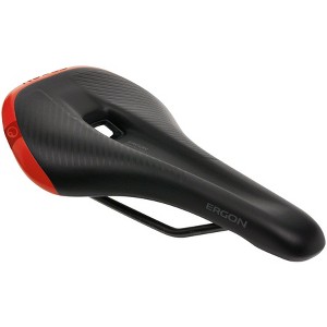Ergon SM Pro Saddle - Risky Red Rail Material: Titanium Men's Size: S/M - 1 of 4