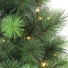 2ft Puleo Pre-Lit Tabletop Artificial Christmas Tree Burlap Sack Clear Lights - 3 of 3