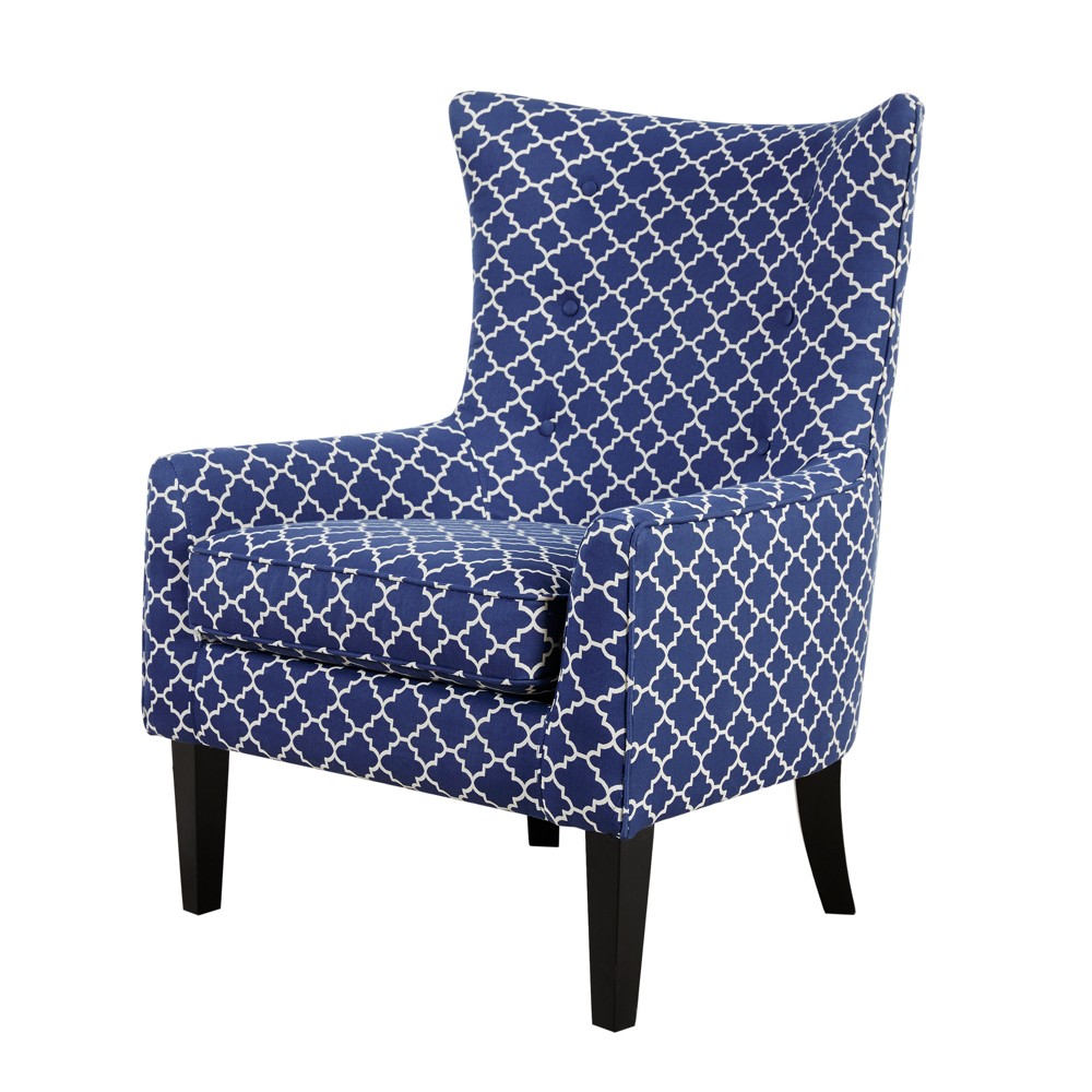 Helena Shelter Wing Chair Navy was $399.0 now $279.3 (30.0% off)