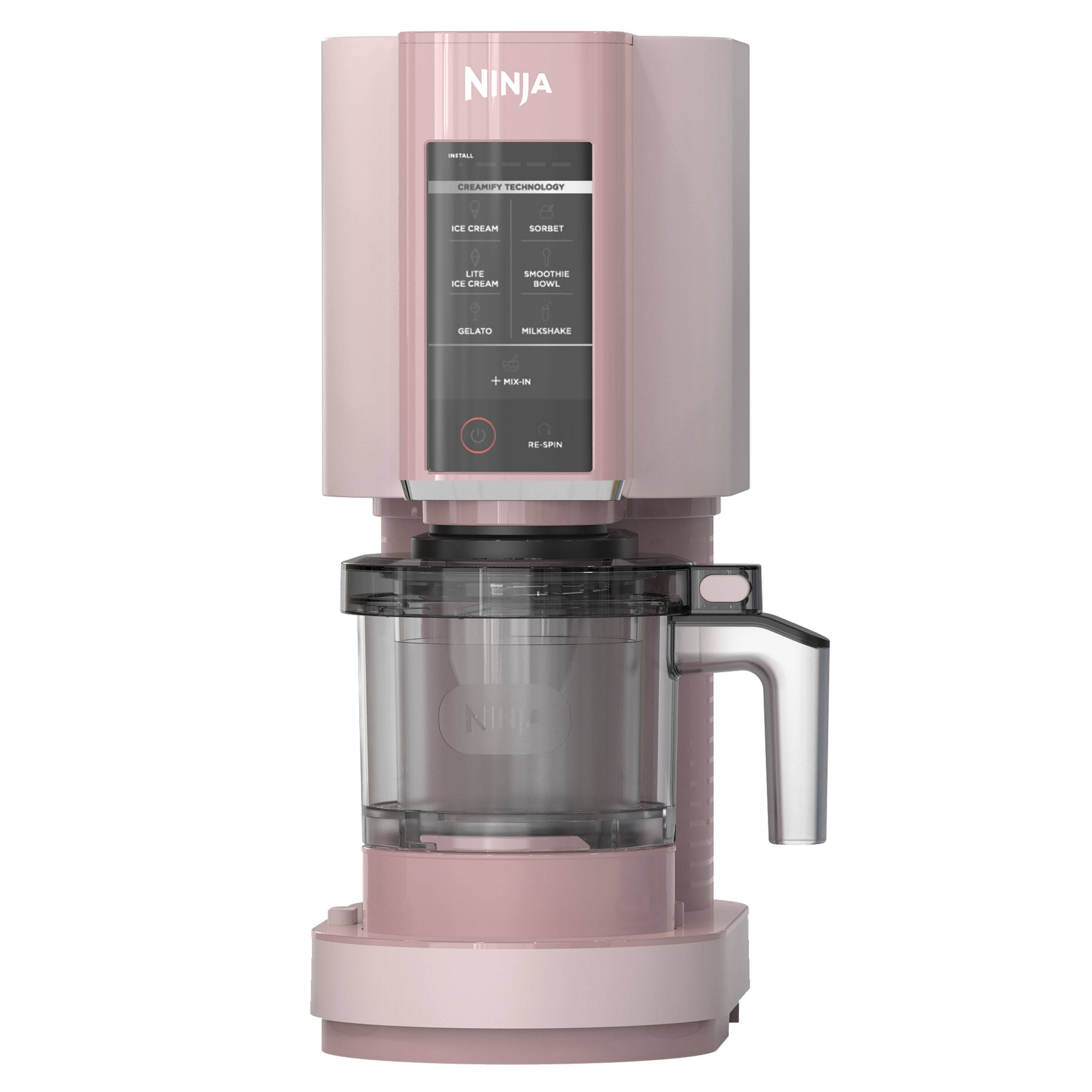 Ninja CREAMi Ice Cream Gelato and Sorbet Maker 7 One-Touch Programs Pink NC301PK