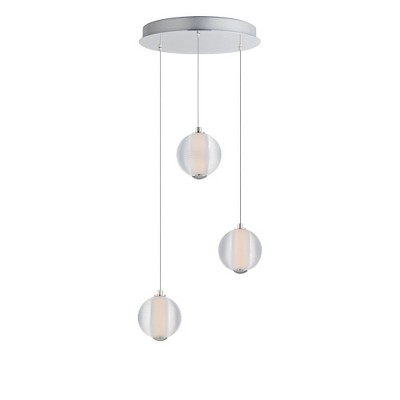 ET2 Lighting Rhythm 3 - Light Pendant in  Polished Chrome