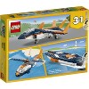 LEGO Creator 3 in 1 Supersonic Jet, Helicopter & Boat Toy 31126 - image 4 of 4