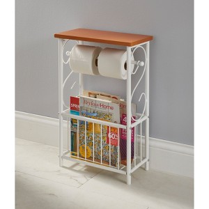 BrylaneHome Scroll Toilet Paper & Magazine Holder - 1 of 1