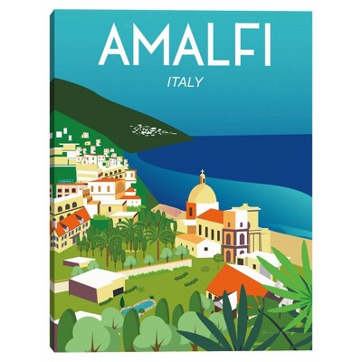 18" x 24" Amalfi by Omar Escalante Canvas Art Print - Masterpiece Art Gallery