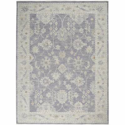 Nourison Asher Asr03 Indoor Only Area Rug - Charcoal 7'10