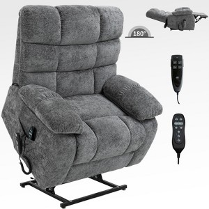 TiramisuBest Lift Recliner Chair Heat Massage Dual Motor Infinite Position Up to 350 LBS Large Electric Power Lift Recliners with Power-Remo - 1 of 4