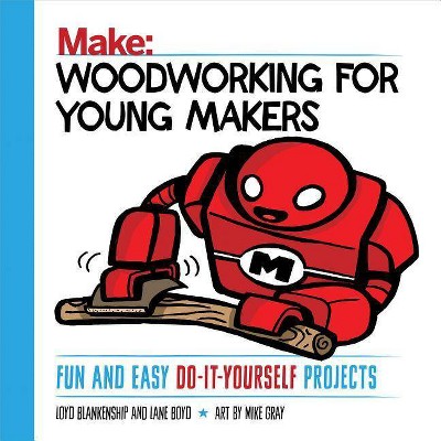 Woodworking for Young Makers - by  Loyd Blankenship & Lane Boyd (Paperback)