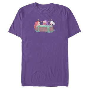 Mens KPop Demon Hunters Rumi, Mira and Zoey Relaxing T Shirt - 1 of 3