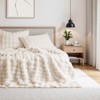 Itopfox Ultra-Soft Faux Fur Throw Blanket with Big Bubble Rabbit Fluff, Cozy Fluffy Fuzzy Plush Shaggy Blanket for Couch, Living Room, and Bed - 3 of 4