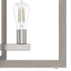 Hunter Fans 48.25" Woodburn Ceiling Light Brushed Nickel Finish - 5-Light Chandelier for Modern Rustic Spaces - 3 of 4