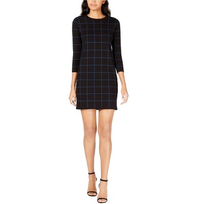 Anne Klein Womens Crew Neck Sweater Dress