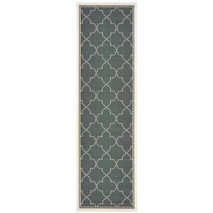 Oriental Weavers Marina 6025L Grey/ Ivory Indoor/Outdoor Area Rug - 2'3" x 7'6" - 1 of 2