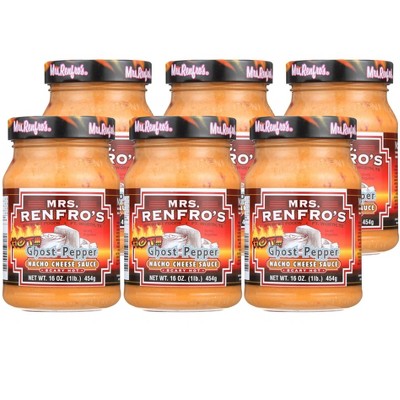 Mrs. Renfro's Ghost Pepper Nacho Cheese Sauce - Case of 6/16 oz