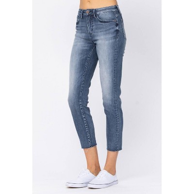 Women's Raw Hem Jeans - Judy Blue