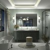 Apmir Super Bright 192 LEDs/m Back LED Lighted Anti-Fog Tempered Glass Bathroom/Vanity Mirror with ETL & 3-Year Warranty - 2 of 4