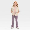 Girls' Zip-Up Fleece Hoodie Sweatshirt - Cat & Jack™ - 4 of 4