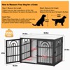 JOEJOY Large Decorative Pet Dog Crate Table Furniture,Multi-Size Dog Cage House,Three-Sided Access Doors,Thickened Wooden Dog Kennel - 2 of 4