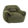 Lyngins Faux Fur Bean Bag Chairs for Kids and Adults,Lazy Chairs with Back Support and Armrests for Living Room - 4 of 4