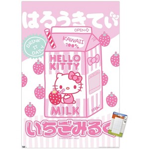 Trends International Hello Kitty and Friends - Kawaii Milk Unframed Wall Poster Prints - 1 of 4