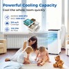 Tangkula Portable Air Conditioner 8000 BTU Floor AC Unit Fan & Dehumidifier w/ 24H Timer 2 Fan Speeds - 2 of 4