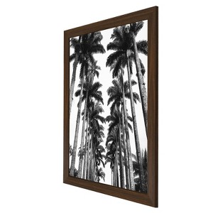 Americanflat 22x28 Poster Frame in Walnut with Polished Plexiglass - Horizontal and Vertical Formats with Included Hanging Hardware - 1 of 4