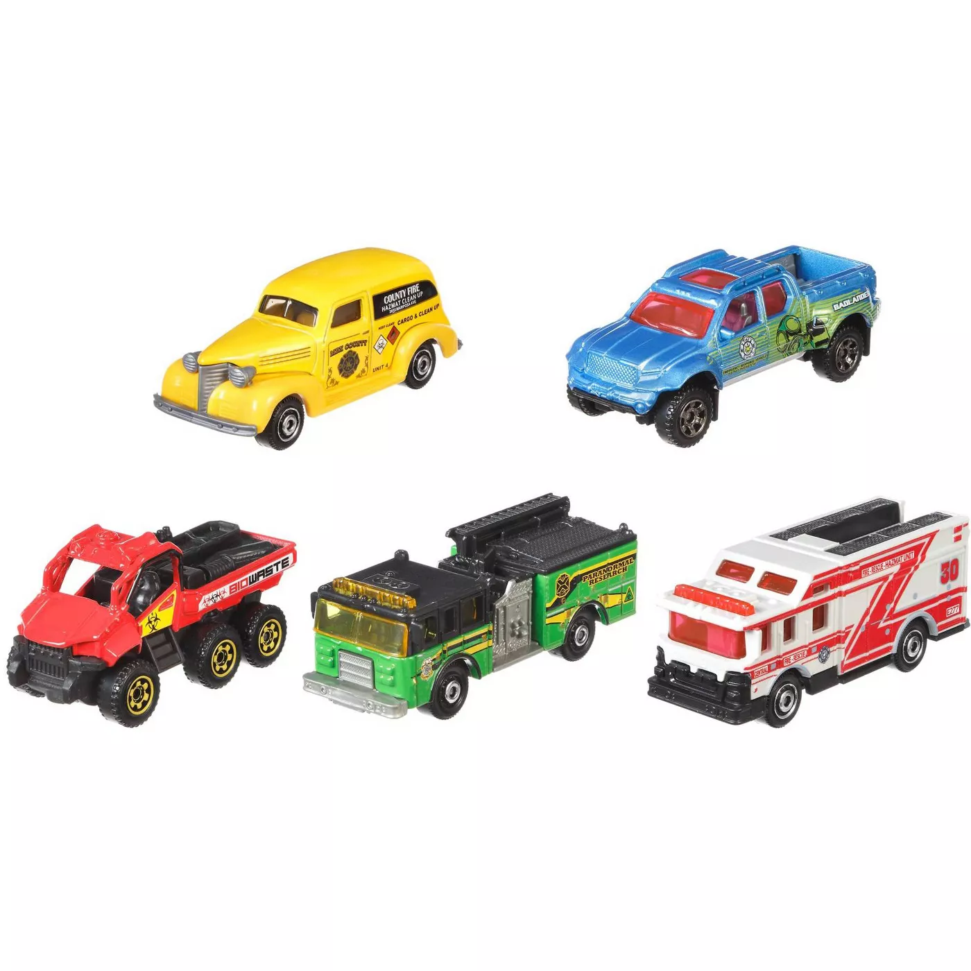 Matchbox 5 Car Pack - Styles may vary - image 1 of 6
