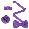 Elerevyo Men's Party Sequin Pre-tied Adjustable Sparkling Sequins Bow Ties - 2 of 4