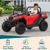 24V 4WD Electric Ride On Dump Truck with Remote Control, 2-Seater Kids Ride On Car for Ages 3+, Birthday Gift - 4 of 4