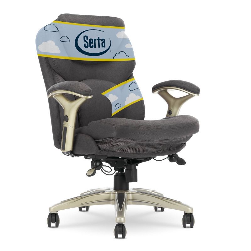 Works Executive Office Chair with Back In Motion Technology - Serta, 1 of 19