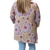 Women's Abstract Sharkbite Top - honeyme - 2 of 2