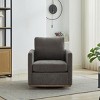 Modern Swivel Accent Chair with Soft Backrest, Upholstered Swivel Recliners Couch, Chenille Armchair for Living Room or Bedroom-Maison Boucle - 2 of 4