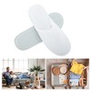 Unique Bargains Coral Fleece Disposable Slippers 1 Pair - 4 of 4