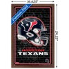 Trends International NFL Houston Texans - Neon Helmet 24 Framed Wall Poster Prints - 3 of 4
