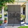PexFix Metal Freestanding Privacy Screen Garden Fence For Deck Patio Balcony Outdoor Privacy Panel Palace Pattern - 2 of 4
