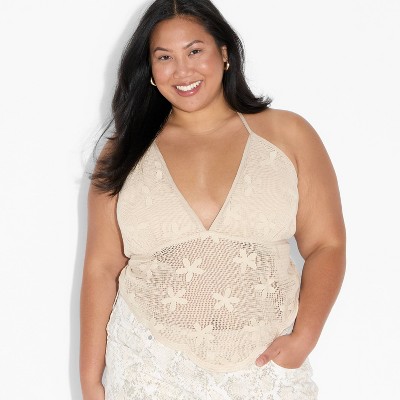 Women's Crochet Halter Top - Wild Fable™
