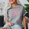 Simply Sage Market Women's Valentine Vibes Distressed Short Sleeve Garment Dyed Tee - 2 of 3