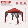 YARDSIGHT 11x11 Pop Up Gazebo Tent with Mosquito Netting – Quick Set Up, Water-Resistant Outdoor Canopy for Patio, Garden, Backyard - 3 of 4