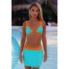 Moda Minx 'Turquoise' Bohemian Bay Ariella Micro Skirt - 3 of 4