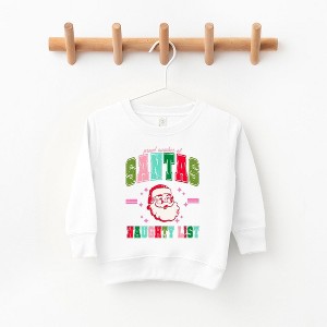 The Juniper Shop Member Of Santa's Naughty List Toddler Graphic Sweatshirt - 1 of 2