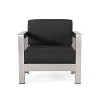 Aviara 4pk Aluminum Club Chairs: Weather-Resistant Patio Seating - Christopher Knight Home - 4 of 4