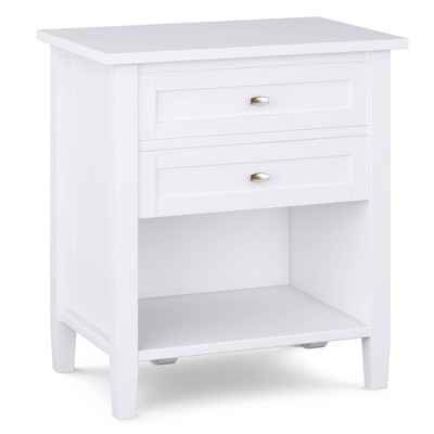 Halifax Bedside Table White - WyndenHall