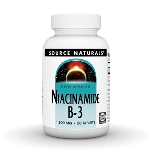 Niacinamide 1500mg by Source Naturals, Inc.  -  50 Tablet - 1 of 3