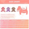 Paaaawaters Dog Fuzzy Velvet Pajamas, Dog Winter Clothes for Small Dogs Boy Girl, Pet Jumpsuit, Doggy Apparel - 4 of 4