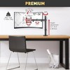 Barkan 13" - 34" Flat / Curved Monitor Desk Mount, Full Motion  - Height Adjustment, Rotate, Fold, Swivel & Tilt - 2 of 4