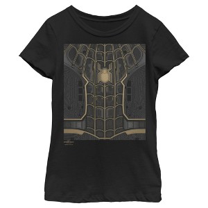 Girl's Marvel Spider-Man: No Way Home Black Suit T-Shirt - 1 of 4