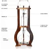Nispira Iced Coffee Cold Brew Drip Tower Coffee Maker Wooden, 6-8 cup - 3 of 4