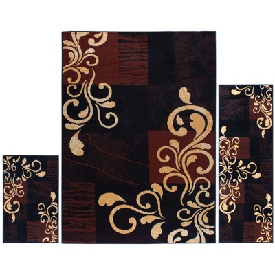 Home Dynamix Rugs Ariana Galil HD1879-309 Geometric Scroll Blue